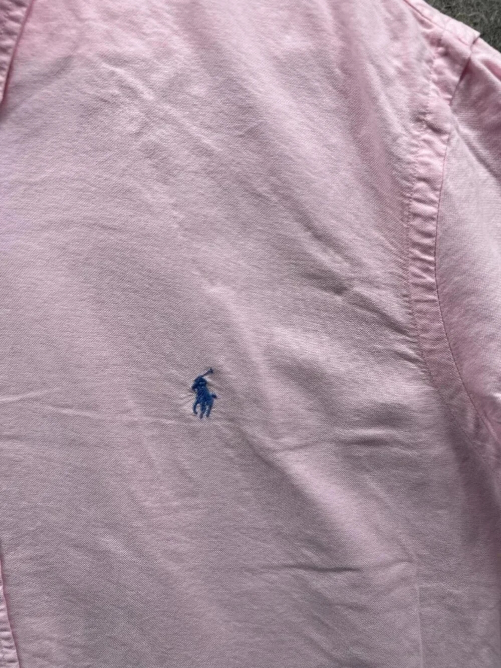 Polo Ralph Lauren Shirt Men XL Pink Short Sleeve Button Down Classic Fit Casual